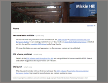 Tablet Screenshot of miskinhill.com.au